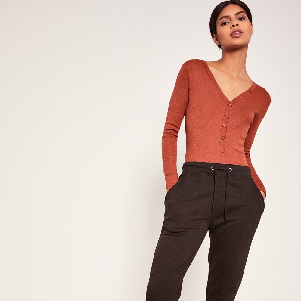 Missguided | Burnt Orange Bodysuit